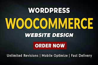 design modern woocommerce website