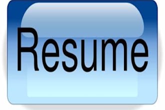 write, edit, design resume and cover letter