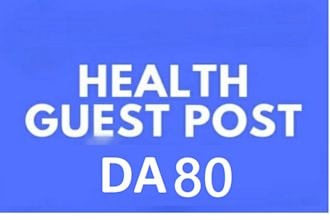 do high da guest post health blogs