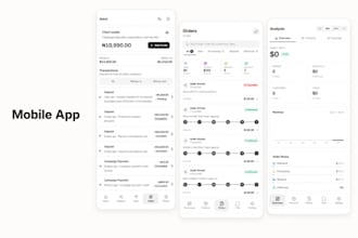 design and develop a modern android mobile app