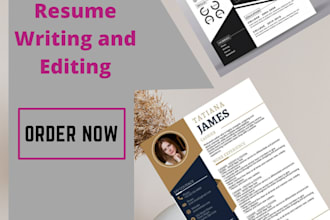 do professional resume design,edit resume,CV,linkedin profile