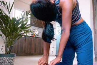 give a yoga plan for healthy weight loss with diet tips