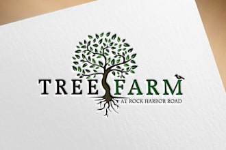 design awesome logo for wellness, dental, farm, agriculture, yoga, and nature