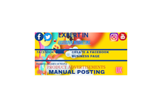 set up facebook business page, ads, marketing, post design, and branding