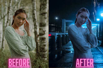 do professional photoshop edit and retouch