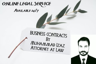 draft business contracts for you