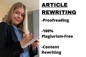rewrite your article to a professional standard