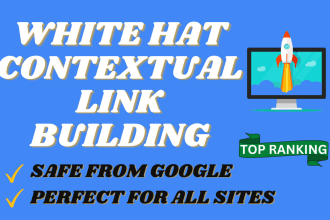 rank your site with 300 high quality dofollow SEO contextual backlinks