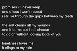 write you a poem