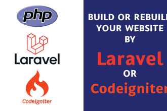 be your laravel and codeigniter developer with advance PHP