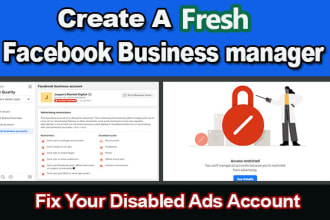 create fresh facebook business manager and ad account