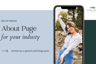 write your about us page