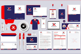 design unique letterhead, business card, and stationery item