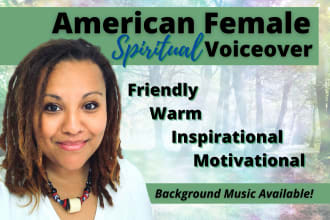 record a guided meditation, church, or yoga voiceover