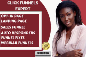 build clickfunnels sales funnel, sales funnel in clickfunnel, or landing page