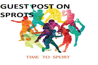publish a guest blog post in a sports blog