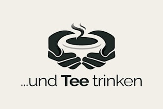 design cool tea blog logo in 1 day