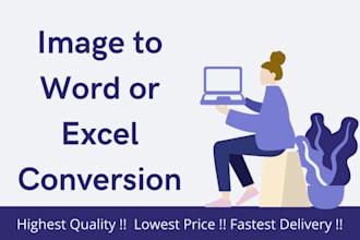 convert any image to word or excel