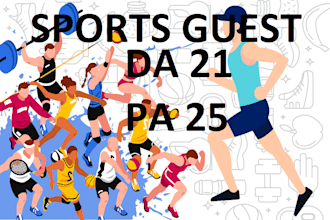 write a guest post for a sports blog