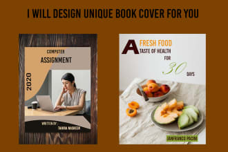 do unique book cover design ebook cover