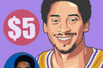 draw amazing cartoon portrait from your photo