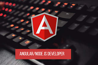 develop an angular web application or angular website