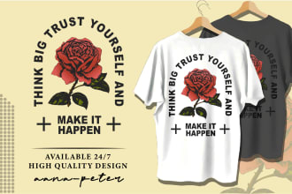 create retro vintage t shirt design and retro logo design