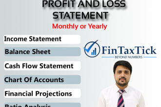 prepare profit and loss for 1040, 1120, 1120s, 1065
