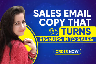 write persuasive sales email copy in email copywriting