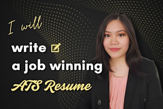 write and update ats resume and cover letter, linkedin
