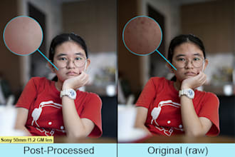 providing professional photo retouching