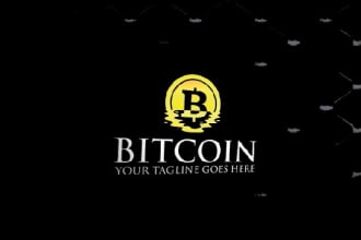 design 3d gold coin with your logo, cryptocurrency, token, bitcoin
