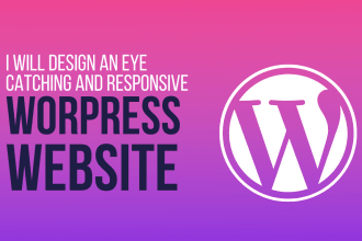 design a professional and responsive wordpress ,wix,square