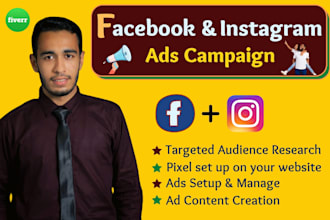 do facebook ads campaign fb advertising,  instagram ad, pixel setup