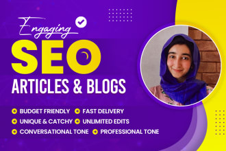 write engaging SEO articles or blogs for cheap