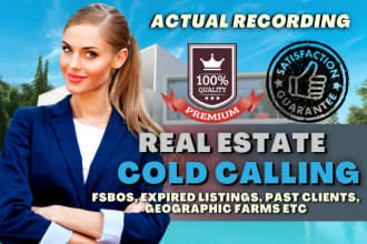be working as your cold caller,
