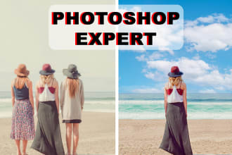 do professional photoshop editing, add or remove object fast