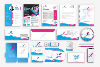 design logo, business card, letterhead, full stationery and corporate identity
