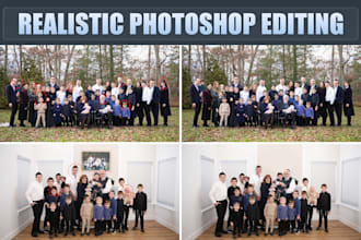 perfect face swap and face replacement in group and family photos