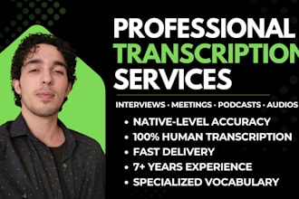 provide fast and reliable transcription services