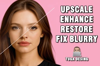 enhance, upscale, restore, and fix blurry of your photos