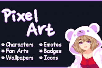 draw anything in pixel art