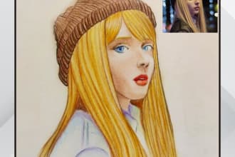 create colors manga or realist illustration