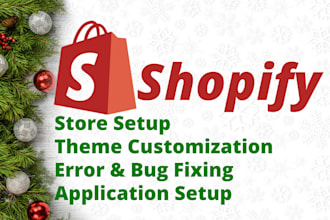 customize or setup shopify store for your business