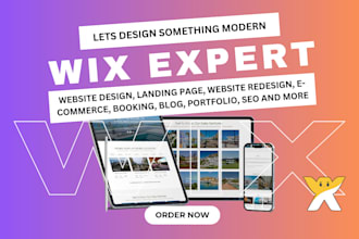 design wix website, redesign wix website, wix studio website