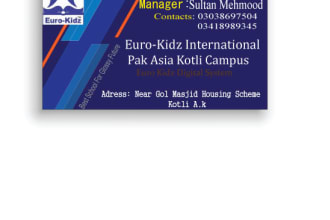 create and design a wonderful visiting cards