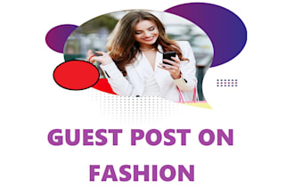 do fashion guest post on US blog with dofollow backlink asap