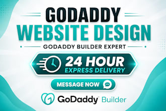 design godaddy website godaddy landing page on godaddy builder