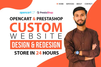 design prestashop website opencart website prestashop store