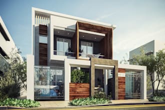 design your architectural exterior, facade, and landscape with realistic